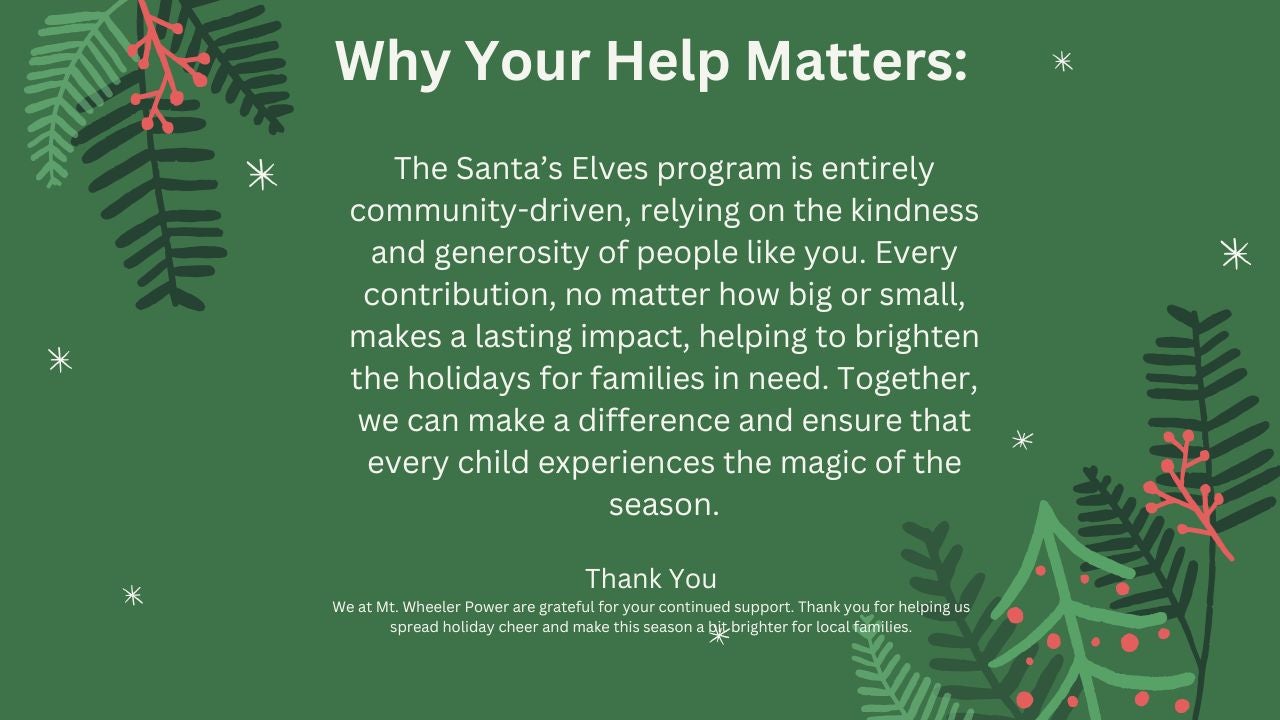 Why your help matters 